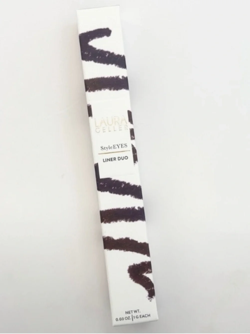 Laura Geller StyleEYES Liner Duo in Royal Plum & Warm Cocoa NEW! FULL SIZE!